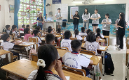 Sinh viên ĐH Hannam và ĐH Thủ Dầu Một cùng nhau tổ chức các hoạt động tình nguyện